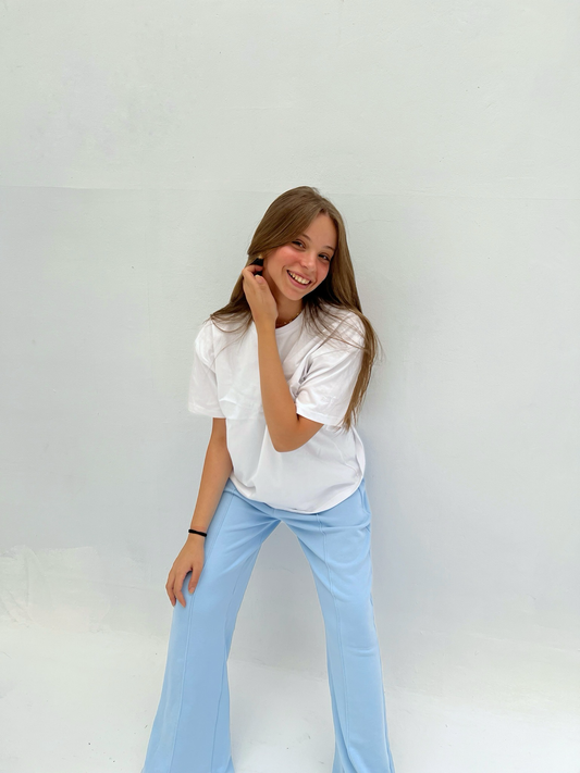 Babyblue WIDE-LEG sweatpants