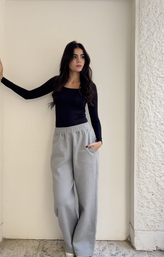 Gray winter REGULAR-FIT sweatpants